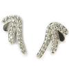 [M1683] - Silver Earrings 'Les Ailes d'Ange' White
