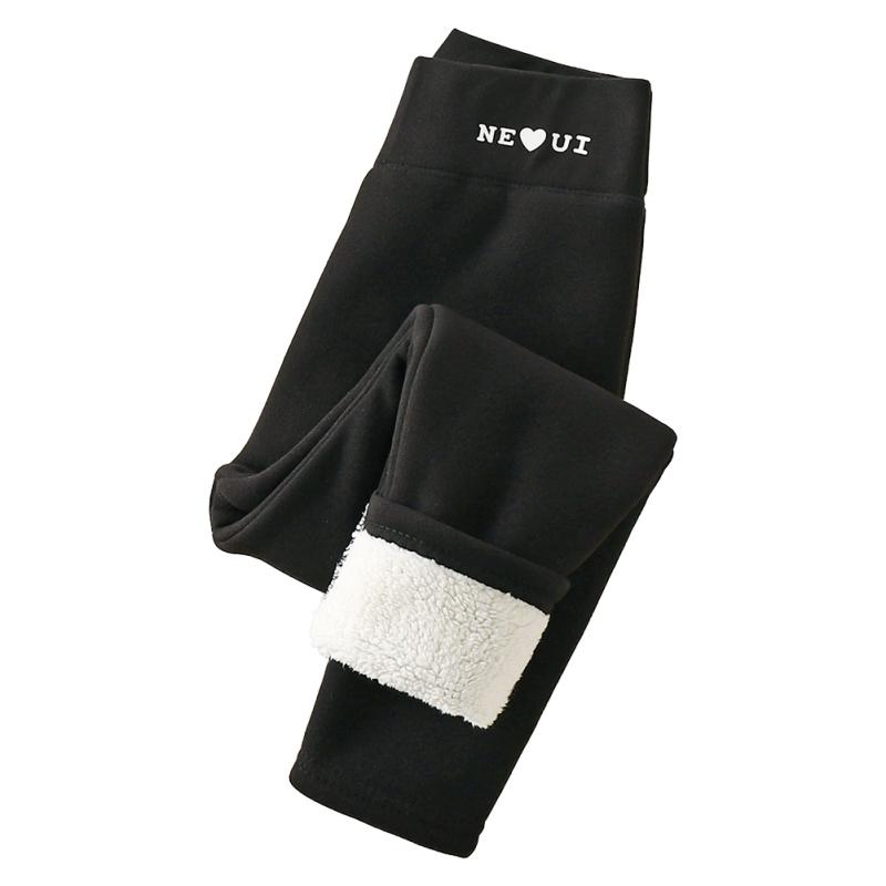 1-9 Years Kids Warm Plush Pants Autumn Winter Trousers