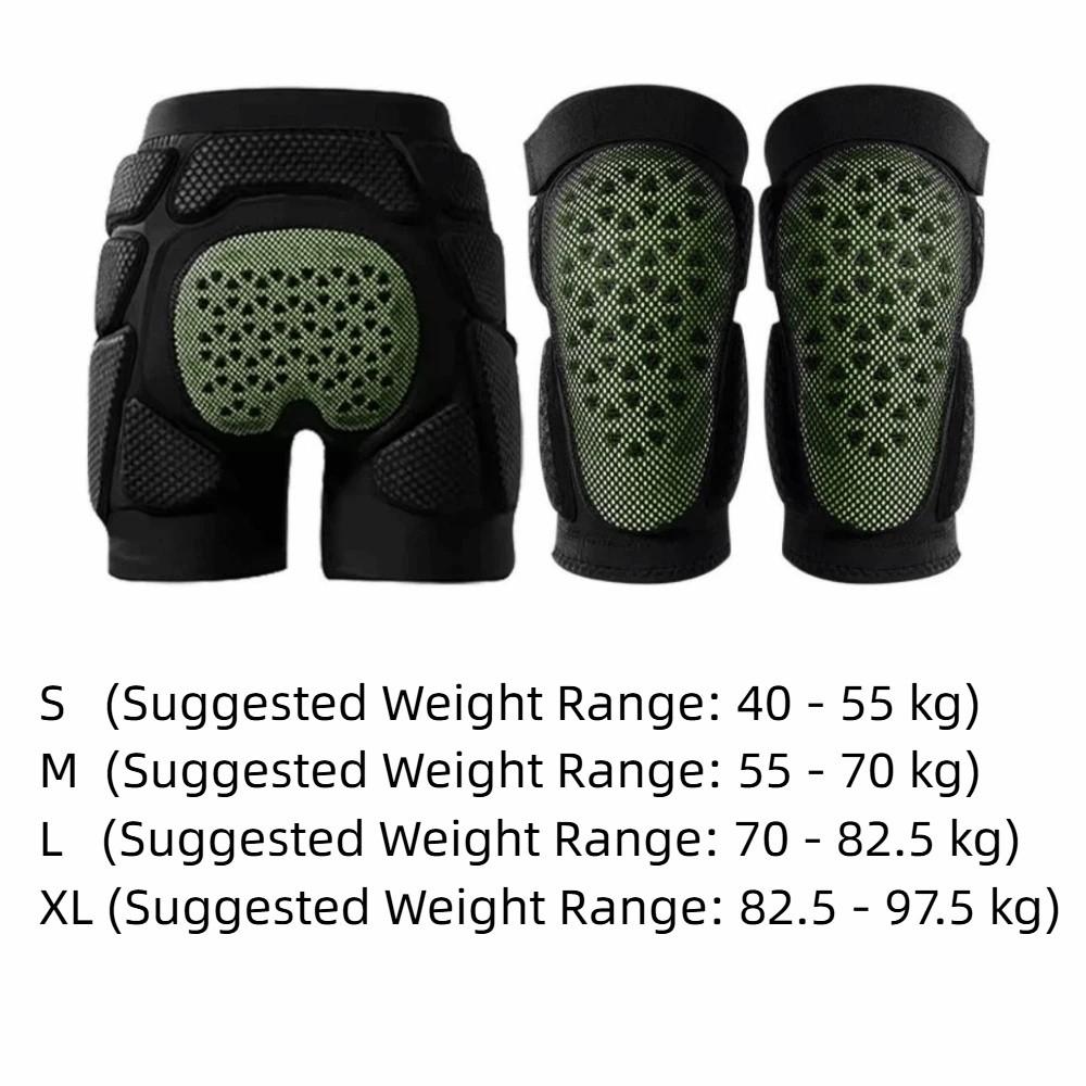 Comfortable Ski Protective Gear Protective Knee Hip Protector Ice Skating Knee Pads Snow Sports