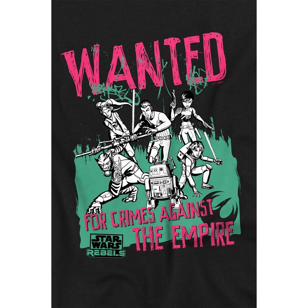Star Wars Mens Wanted Rebels T-Shirt