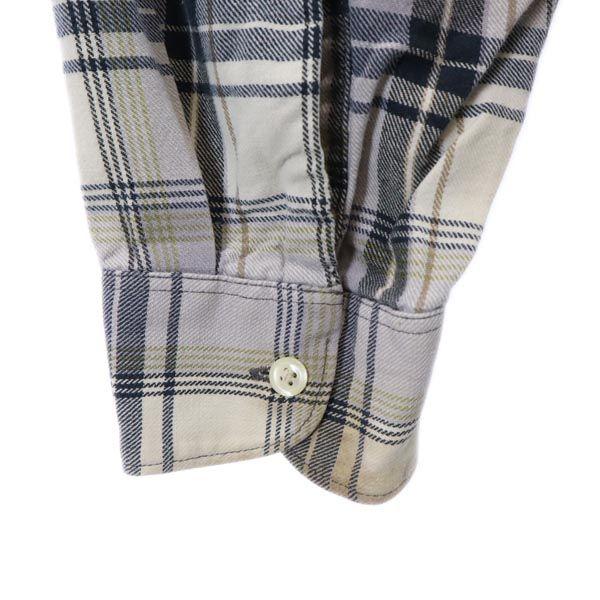 Vintage 60-е 70-е Пижама Дедушкина рубашка Рубашка с длинным рукавом Клетчатая рубашка Мужская Б/У