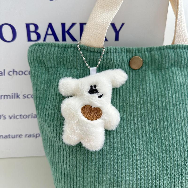 Мультяшный щенок плюшевая кукла игрушка брелок милый кулон сумка автомобильный брелок аксессуары для женщин подарок