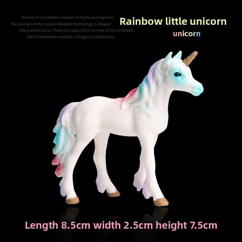 Unicorn Model Miniature Toy For Kids Creative Play And Educational Therapy