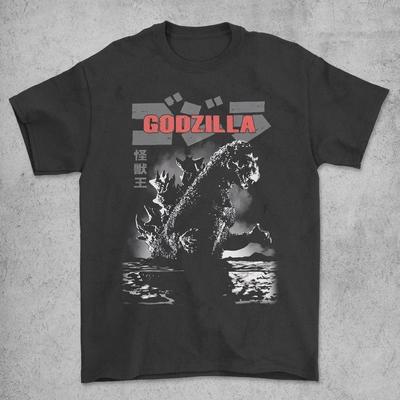 Godzilla Rising Horizon Графическая футболка Унисекс с коротким рукавом S-5XL Унисекс футболка