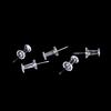 High 40 Pcs Transparent Push Pins Notice Board Map Thumb Tacks Point Bulletin