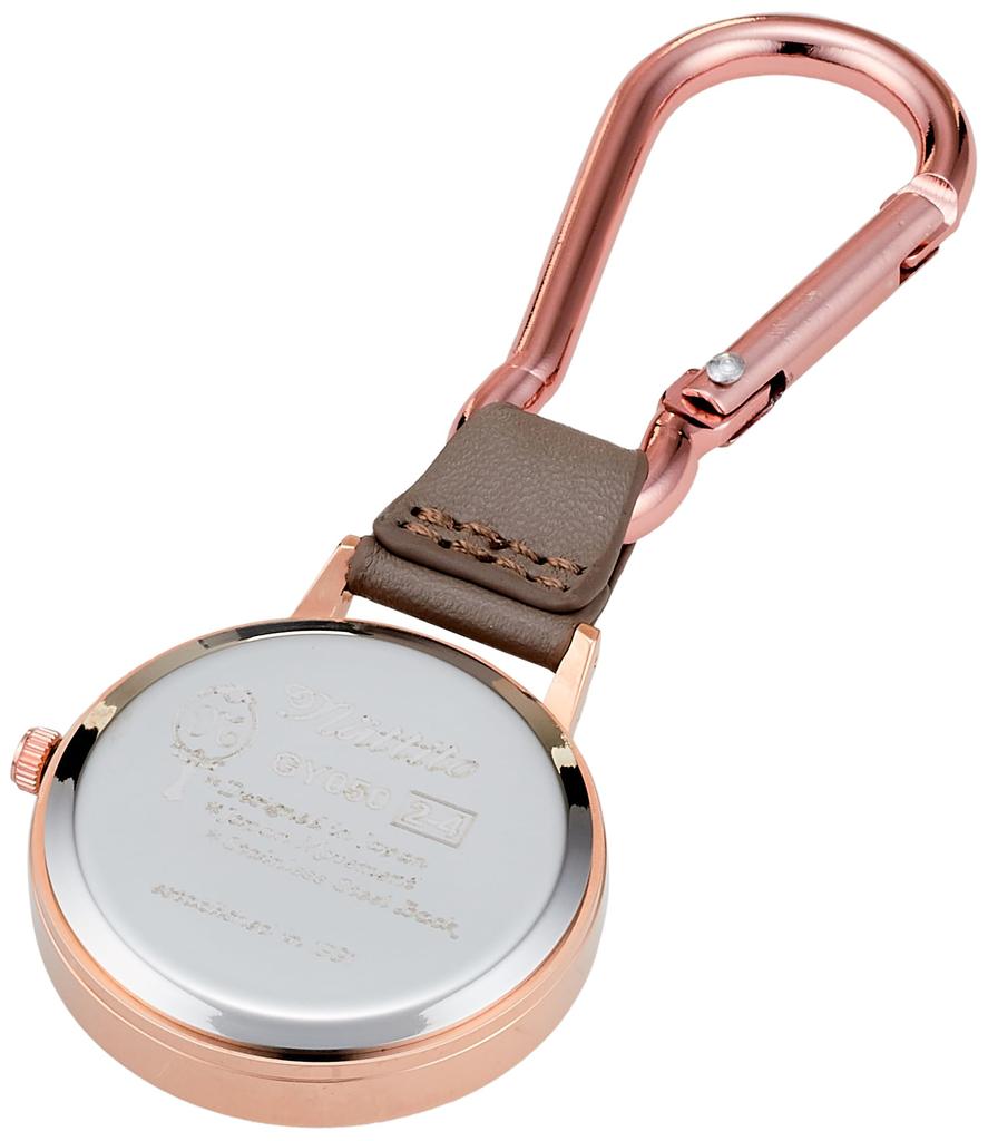 Pocket Watch Carabiner Watch Analog Furka Mimosa Gray [Fieldwork] GY050-4 Women's