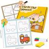 Interactive Magic Drawing Practice Book for Kids Ages 3-6 Step-by-Step Art Skills Development Educational Tool