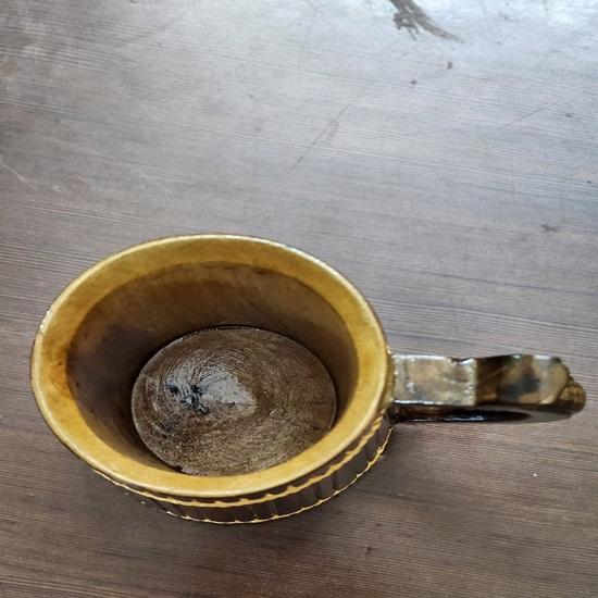 Деревянная кружка для пива ручной работы с красивым узором из веревок, высота 17,78 см