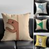 Подушка-чехол PeekaBoo Animals Наволочка Антипылевой клещ Невидимая молния Шелковистый плюш