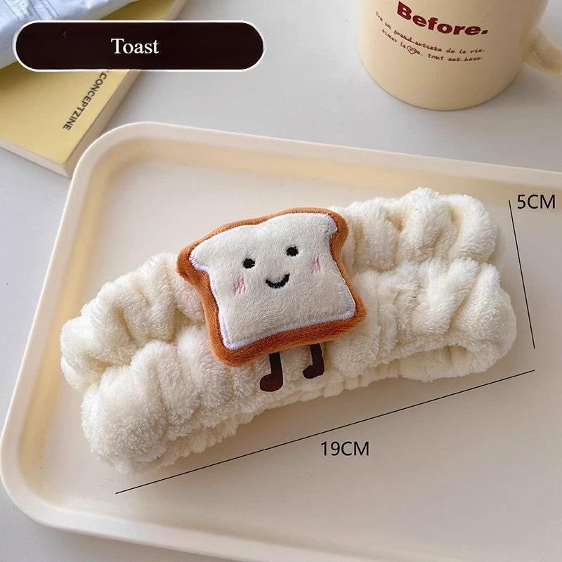 Милая повязка на голову в виде рисового шарика для мытья лица, уход за кожей, эластичные повязки для волос, влагостойкая повязка для волос, головной убор для девочек