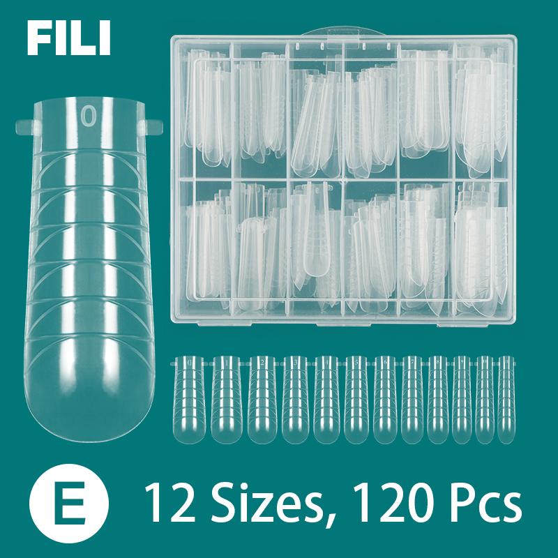 Многоразовый маникюрный инструмент, полное покрытие, стилет, гроб, миндалевидные ногти, УФ-гель, пластиковая форма для быстрого наращивания ногтей, двойные формы