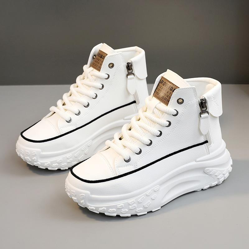 Women White Sneakers Luxury Fashion Women Ankle Boots Platform Vulcanized Shoes Outdoor Running Shoes for Women Tenis De Mujer
