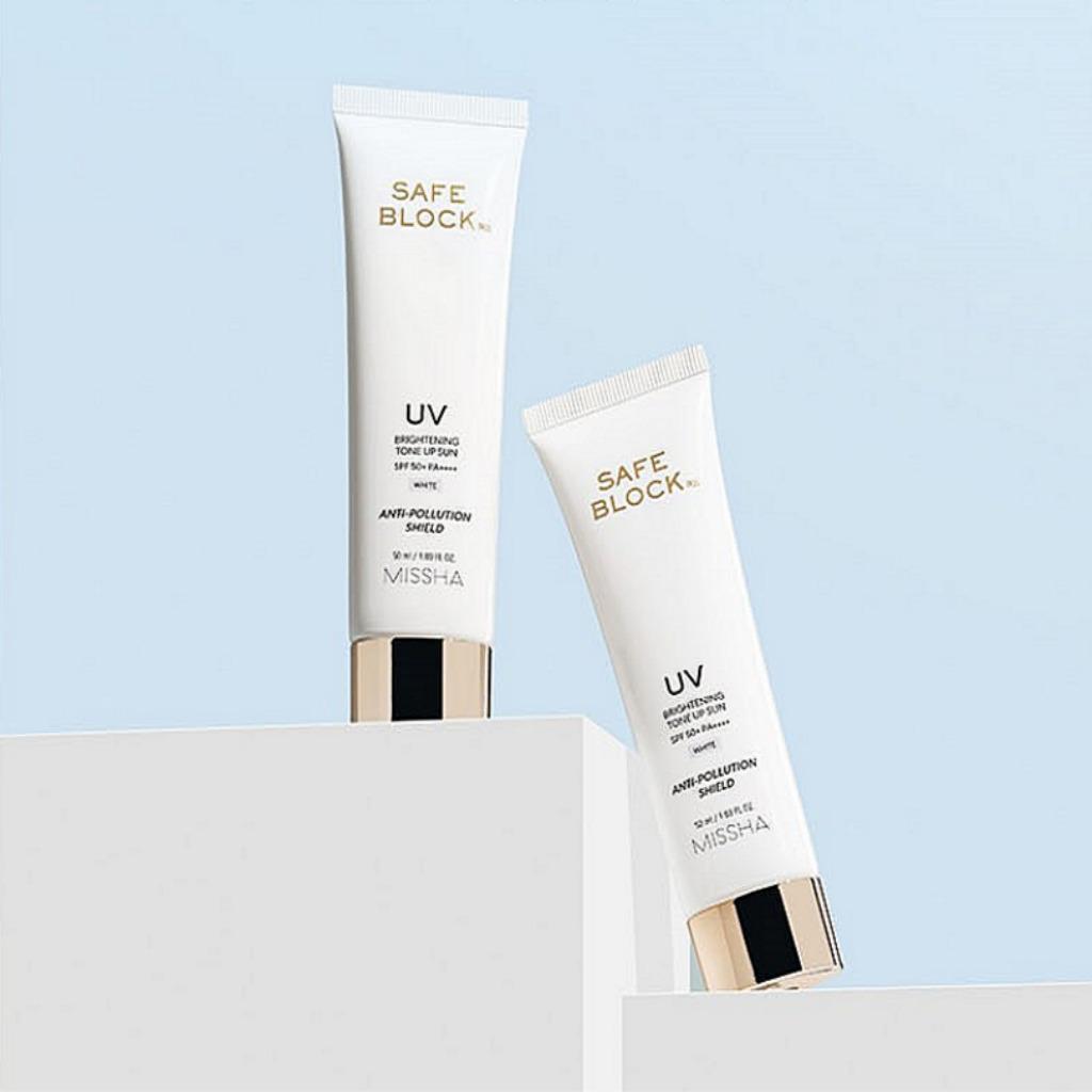 MISSHA SAFE BLOCK RK UV BRIGHTENING TONE UP SUN, UV COVER TONE UP SUN, UV ROSY TONE UP SUN SPF 50+ PA++++ 50ml