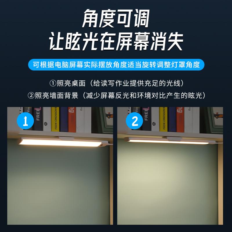 Wall-mounted Rotatable Led Eye Protection Lamp, Reading Desk Lamp, Hand Scan Sensor Lamp, Student Dormitory Study Desk Self-adhesive