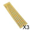 3xElectric Bass Fretboard Note Sticker Fingerboard Lable Students Learning Aid