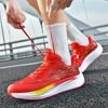 Осенние новые легкие спортивные туфли для пар с амортизирующей подошвой из углеродного волокна для использования на открытом воздухе, модные универсальные кроссовки