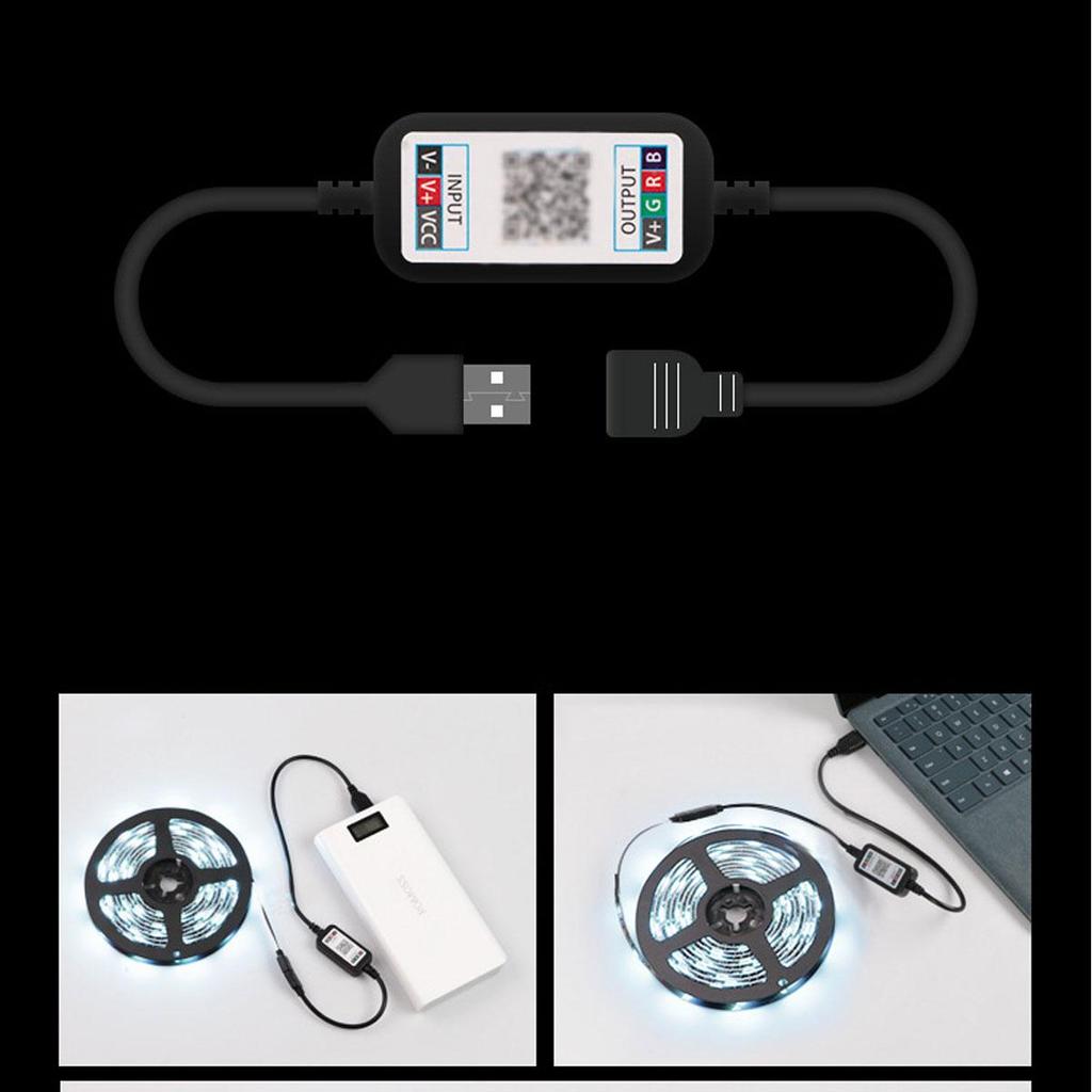 24 клавиши, 5 В, управление приложениями Bluetooth, RGB светодиодная лента, 0,5 м-5 м, SMD 5050, водонепроницаемый гибкий ленточный диод с подсветкой телевизора, украшение комнаты