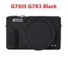 G7XII G7XIII Мягкий резиновый силиконовый чехол для Canon PowerShot G7X Mark II III G7X2 G7X3 Защитная накладка-скин для корпуса с защитой объектива