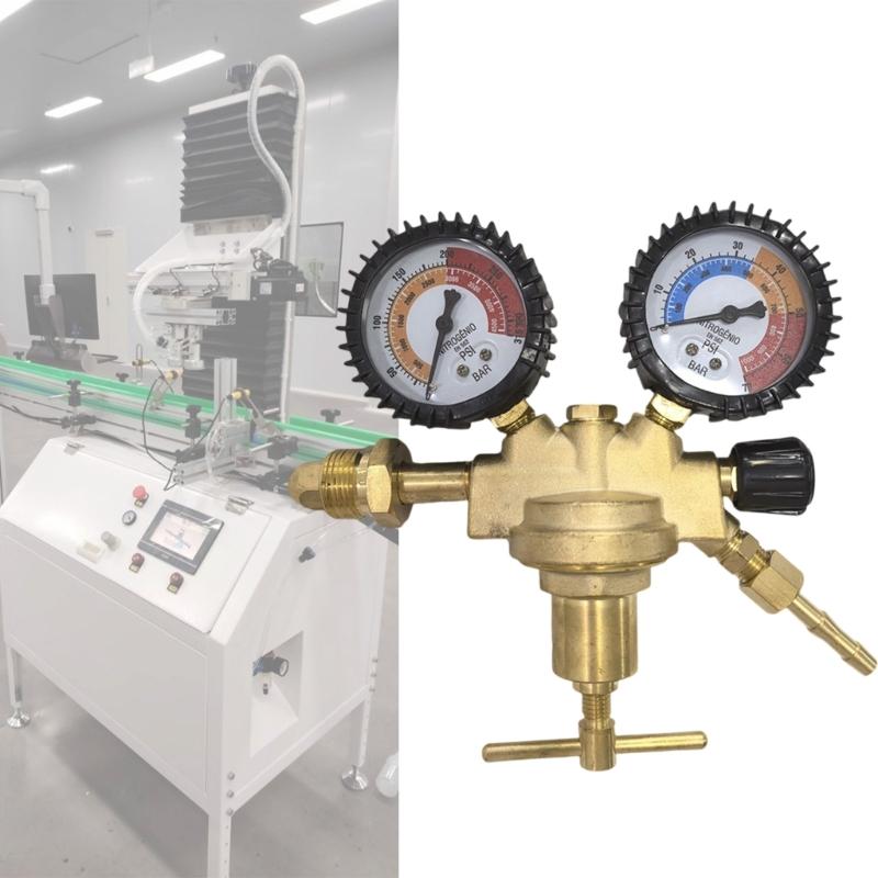 Accuracy Bronze Gas Pressure Regulator For CO2 Rare Welding Systems G3/4 Thread Guard Gate Plan M4YD