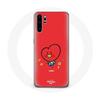 Case for Huawei P30 BTS Bangtan Boys BT21 TATA V Red Background