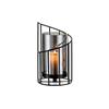 Golden/Black Metal Glass Candle Holder Non-slip Ornaments Nordic Candle Candlestick Flat Bottom Multi-Purpose