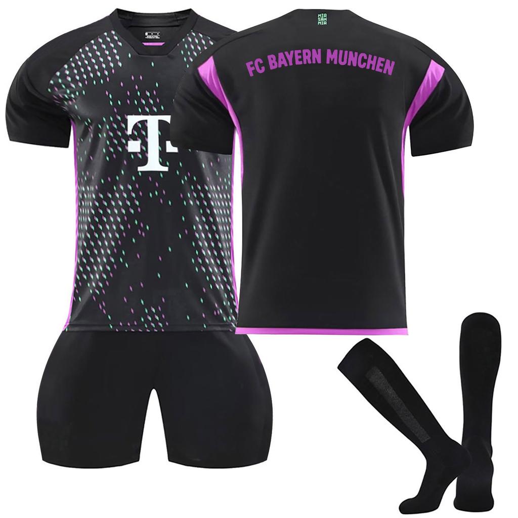 2324 Футболка Бавария-Мюнхен на выезде, детский тренировочный комплект для футбола