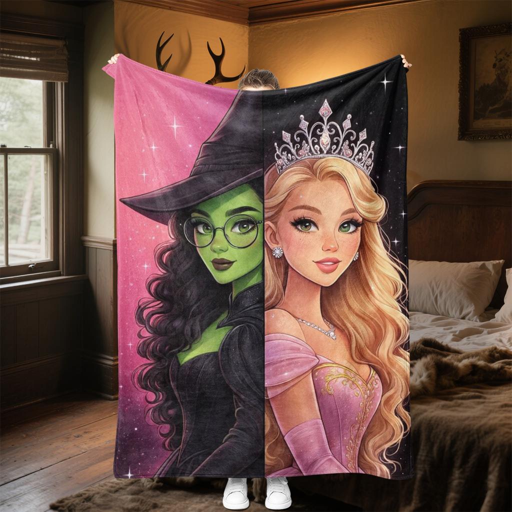 Witch Princess Fantasy Soft Comfortable All Seasons Sofa Office Naps Outdoor Travel Perfect Great Gift