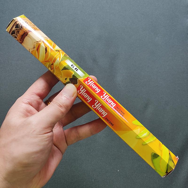 Y Original Indian Incense 20 палочек для медитации Пало Санто Белый шалфей Благовония для туалета Дезодорация Воздух Свежий Ароматерапия
