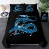 Red Dragon King Queen Duvet Cover Western Mythical Animals Bedding Set For Kids Teens Adults Magical Creature 2/3Pcs Quilt Cover