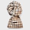 Iceland Check Scarf - Beige