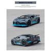 1/32 Игрушечная машина Bugatti Divo Металлическая игрушка Сплав Автомобиль Литье под давлением и Игрушечные транспортные средства Модель автомобиля Миниатюрная модель Автомобильные игрушки для детей Рождественский подарок
