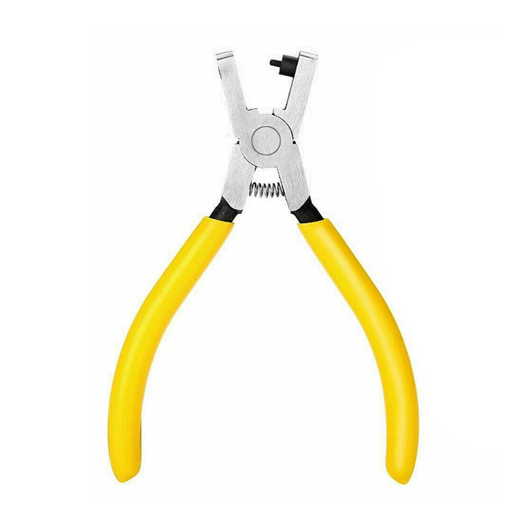 Universal Hole Puncher Pliers Watch Strap WatchBand Belt Punching Tool Yellow Small Hole Punch Pliers Hole Hand Tool