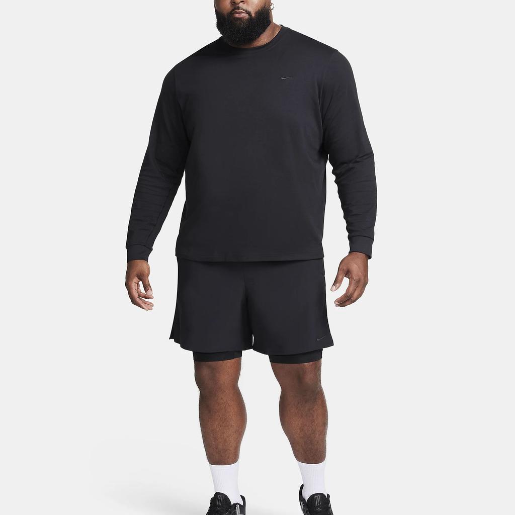 Новый мужской топ Nike Primary с длинным рукавом Dri-FIT, универсальный, FB8585-010