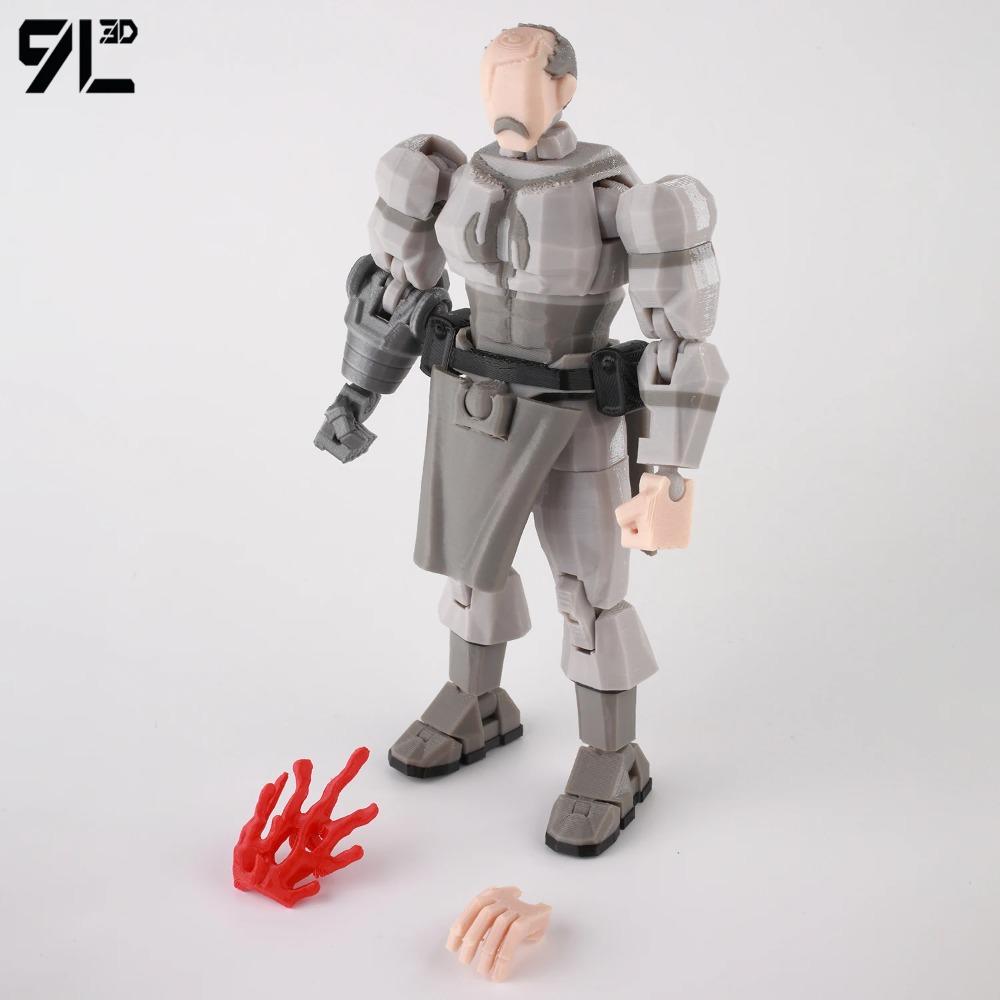 9L3D Dummy13 Lucky13 Conquest Фигурка Действия Invin-cible Модель Полностью Подвижная Игрушка Многосуставчатый Подвижный Робот 3D Печатный Декор
