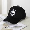 Бейсболка с вышивкой буквы NY для мужчин и женщин, универсальная для повседневного досуга, в стиле городских покупок