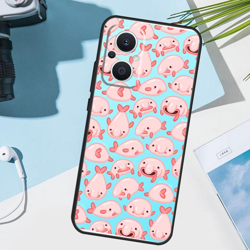 Милый чехол-рыба-капля для OPPO Reno 12F 11F 13F 14F 8T 7 8 Lite 10 11 12 13 14 Чехол для OPPO Find X9 X8 X6 X5 Pro