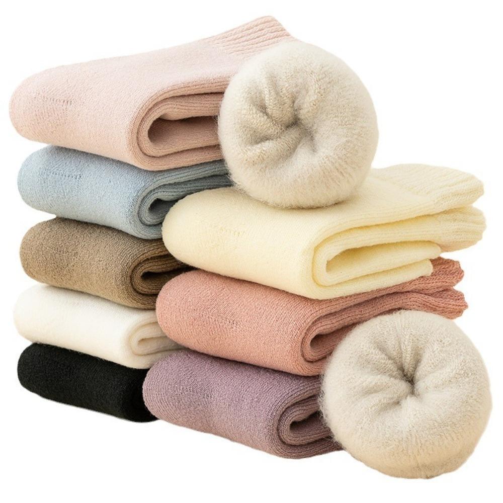 3 Pairs Super Thicker Winter Socks Children's Anklets Socks New Thermal Terry Socks  for Toddlers