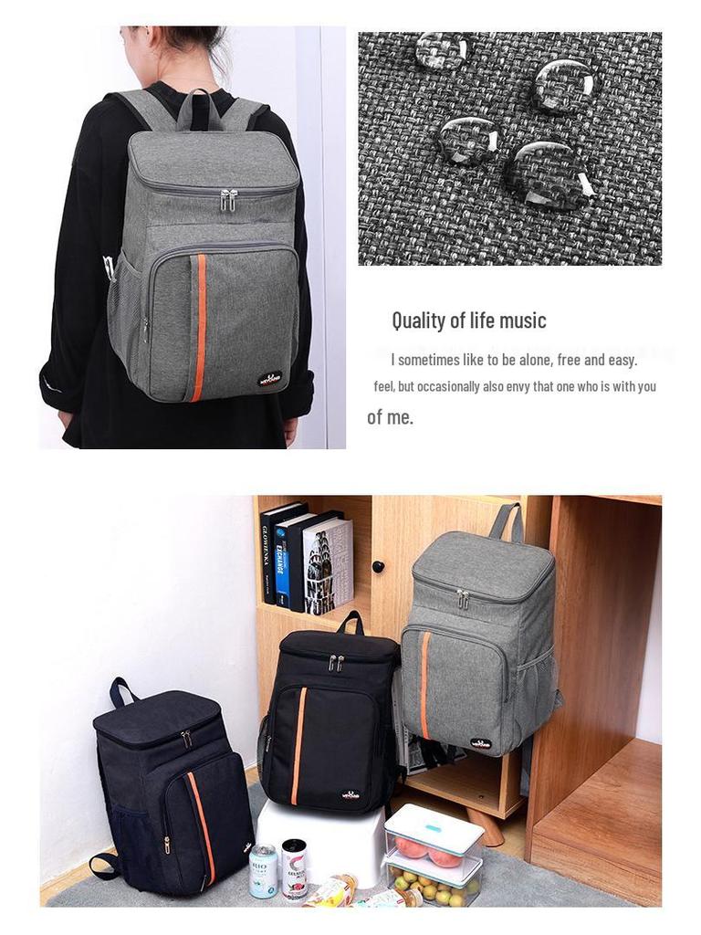 Водонепроницаемый термоизолированный рюкзак для пикника большой вместимости - Герметичная сумка-холодильник через плечо