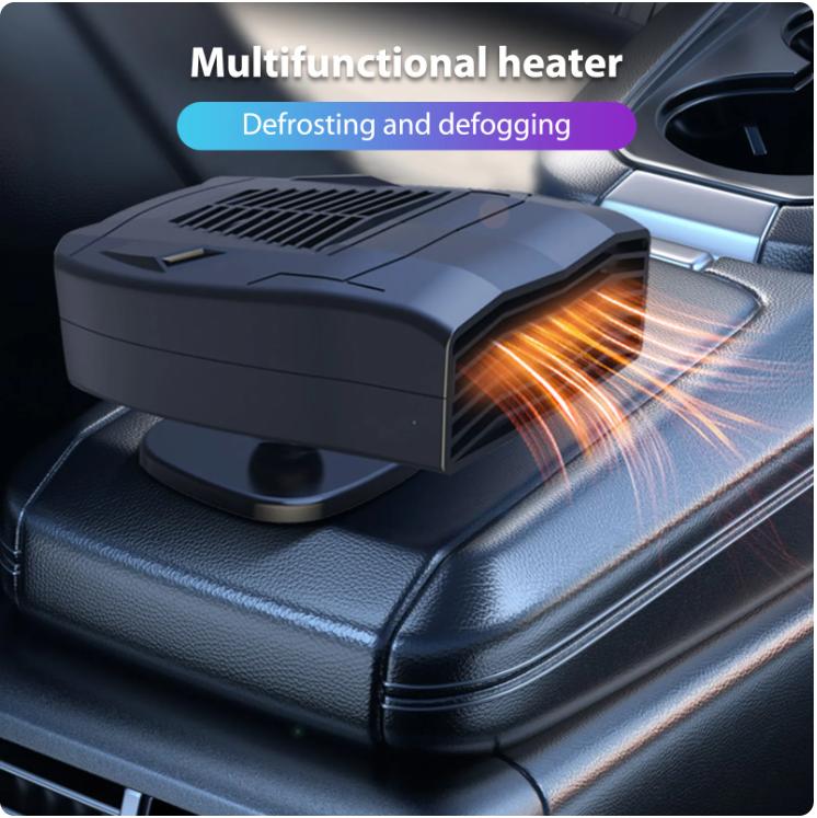 Автомобильный обогреватель xiaomi, холодный и теплый воздух, вращение на 360 градусов, нагрев, размораживание, противозапотевание, вентилятор для автомобильных электроприборов