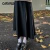 Plus Size Women's High Waisted Umbrella Skirt Covers Crotch Slimming Autumn Loose Knit Skirt