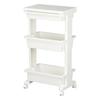 JEJ Astage Lissestyle Table Cart with Drawers, Reversible Top, 3 Tiers, Made In Japan, Assembly Required, White, 45cm Wide X 30cm Deep X 85cm High, Wi