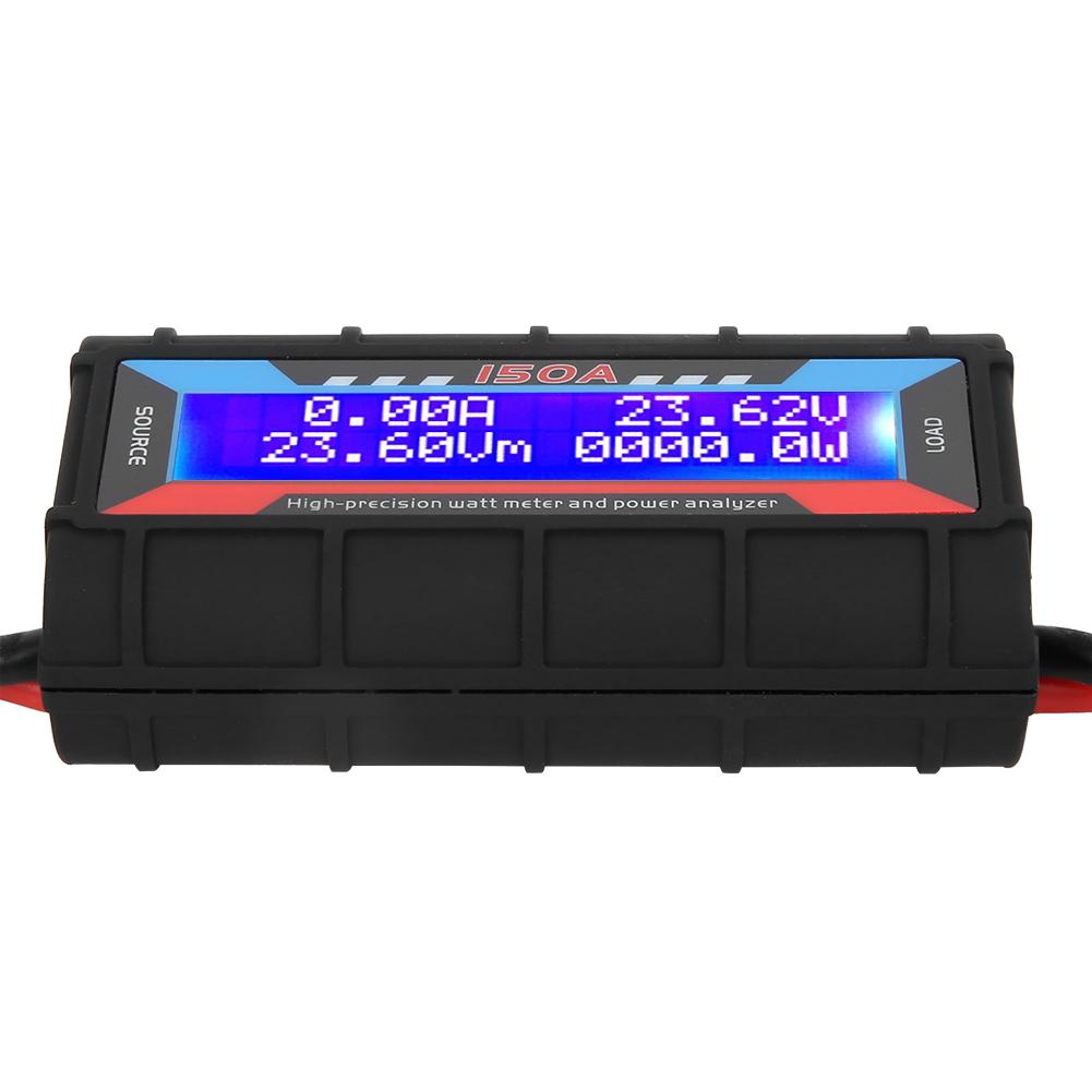 Ваттметр Анализатор мощности ЖК-цифровой тестер Вольт Ампер 150А для радиоуправляемой модели самолета