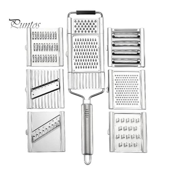 Vegetable Slicer Stainless Steel Food Slicer Removable Blade Kitchen Slicer Vegetable Cutter for Salads Cheese Fruit