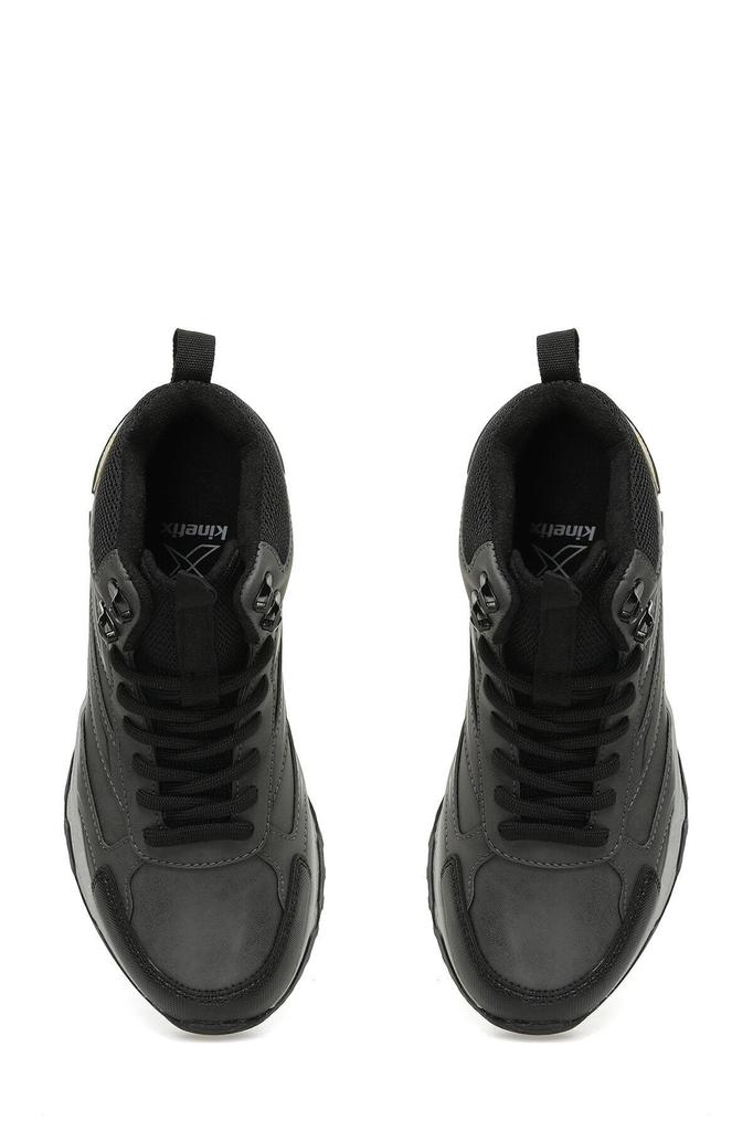 Men's Fashion Flat Heeled Booties Gray Unisex Outdoor Boots Shoes