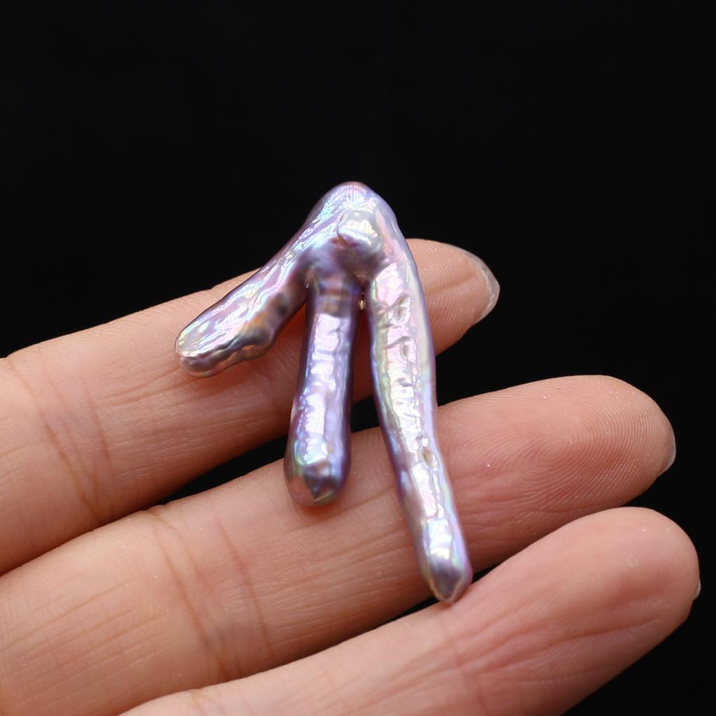 1 шт. уникальные искусственные жемчужные бусины в форме куриного когтя для изготовления ювелирных изделий своими руками необычный подарок на Хэллоуин Рождество белые розовые аксессуары поделки 19×30 мм