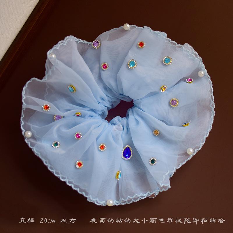 Xinjiang Ethnic Style Beaded Embroidered Hat Fluffy Sheep Plush Toy Chinese Cultural Souvenir Stuff Toy Creative Bag Charm Gift