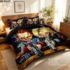 Chucky Pattern Bedding Quilt Set Quilt Cover Pillowcase Home Birthday Gift(1 * duvet cover + 2 * pillowcase, without core)