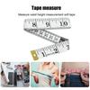 3 шт. 1,5 м/60 дюймов двусторонняя рулетка мини мягкая измерительная лента портативная портняжная швейная ткань лента для измерения веса тела гибкая линейка лента