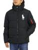POLO RALPH LAUREN Big Pony Ripstop Parka Down Size Black Men's Jacket, M, (Product Code 0101746)