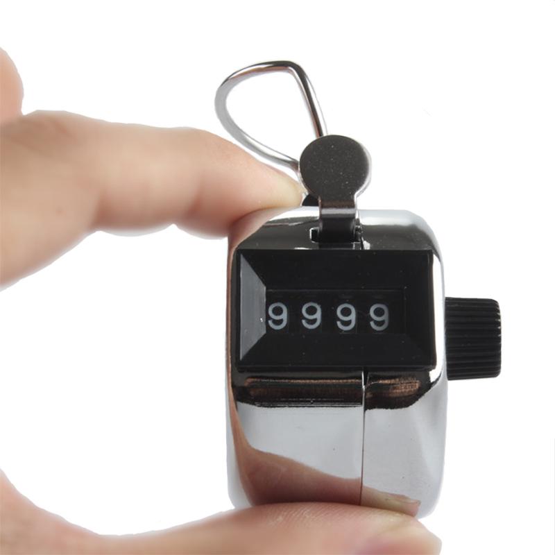 Handheld 4 Digital Tally Counter Mechanical Manual Palm Clicker Number Count Assorted 8 Color Tally Counter Number Count